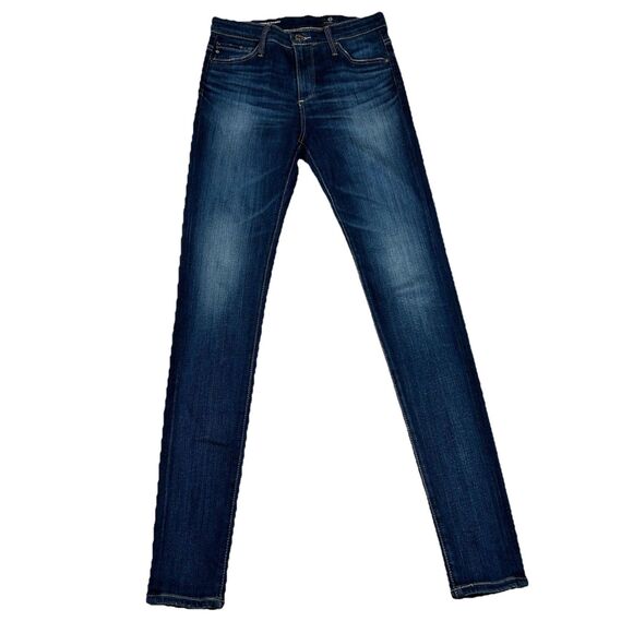 Adriano Goldschmied Jeans Womens 25R Farrah Skinny Ankle High Rise Dark Wash - Picture 1 of 15